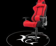 Brand New White Shark PHARAOH Gaming Chair Mat (100cm Diameter)