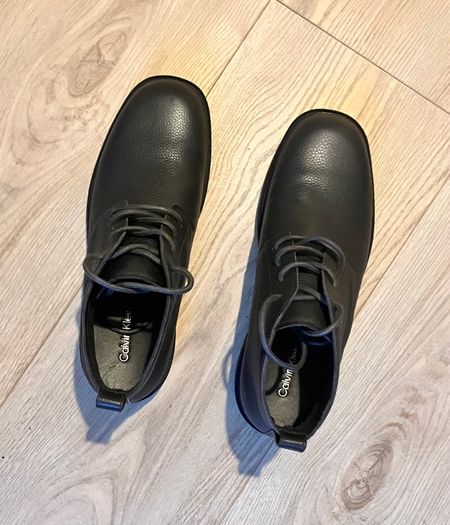Calvin Klein  Leather  Desert Boots NEW