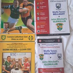 GAA County Final Programmes X 4