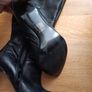 Over the knee leather boots Image 3