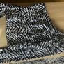 River Island going out one shoulder navy & white sequin top size UK8 EU36 Perfect condition Postage included Image 2