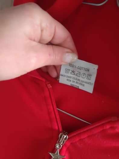 Red hoodie adult xxs and Xs