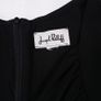 Joseph Ribkoff Black Grey Pinstripe Corporate Bodycon Midi Sheath Dress 10UK/38EU Image 2