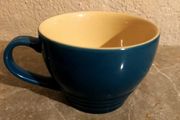 Le Creuset Large Coffee Cup in Deep Teal