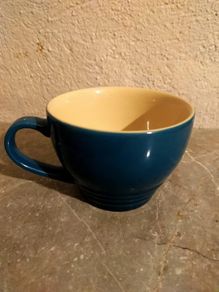 Le Creuset Large Coffee Cup in Deep Teal