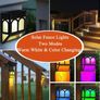 6 Pack Outdoor Wall Solar Lights,Fence Solar Lights Outdoor,Solar Wall Lights Outdoor Garden Waterproof, Decorative Garden Lights Image 4