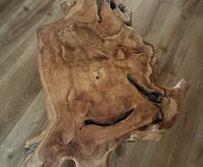 Solid wood coffee table