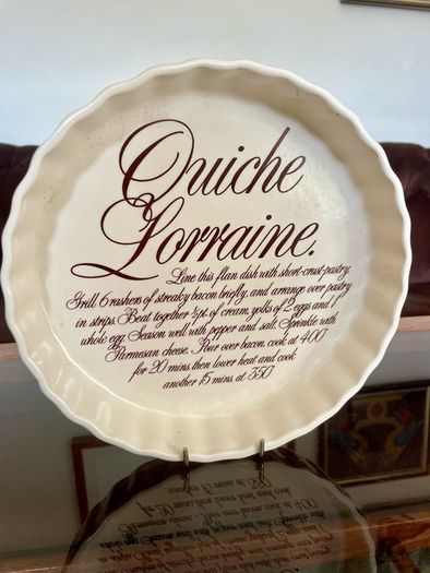 Vintage T.G. GREEN CHURCH GRESLEY England Quiche Lorraine Pie Oven Dish