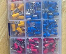 Wire Connector Kit Male Female Insulated Terminals Cold Crimp Terminals Assorted Crimp Terminals Spade Butt Connector Kit