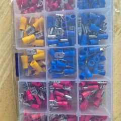 Wire Connector Kit Male Female Insulated Terminals Cold Crimp Terminals Assorted Crimp Terminals Spade Butt Connector Kit