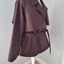 New 4th Arq chocolate brown suede effect Jacket size XL UK 16 Image 6