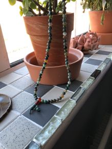 Natural Agate prayer beads