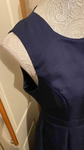 dress evening New silk satin lined