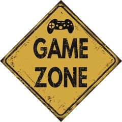 BRAND NEW Gamer Metal Sign