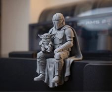 Desk Buddy - Mandalorian & Grogu - Star Wars