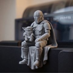 Desk Buddy - Mandalorian & Grogu - Star Wars