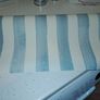 Wallpaper B&Q Blue White Stripe Brand New Image 7