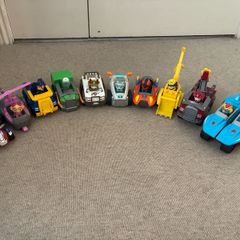 Paw Patrol figures and vehicles