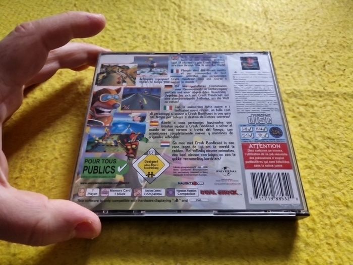 Crash Bandicoot 3 Warpped PlayStation1 Ps1 PlayStation2 Ps2 Games Original