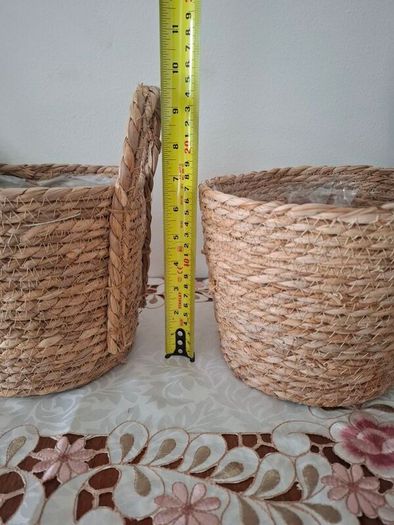 Sea-Grass Rattan Wicker Planter Basket