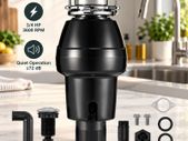 3/4 HP Food Waste Disposer 3600 RPM Continuous Feed Kitchen Sink Waste Disposal Unit