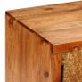 TV Cabinet Solid Wood with Carved Doors 140x30x40 cm Image 9