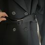 Zara classic black coat Image 4