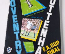 1987 FA Cup Final programme - Coventry v Tottenham  Hotspur- NM