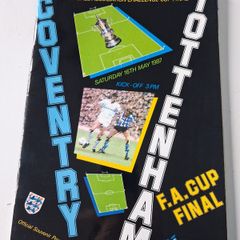 1987 FA Cup Final programme - Coventry v Tottenham  Hotspur- NM