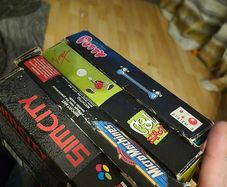 snes boxed super Nintendo games bundle
