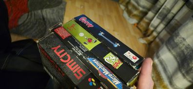 snes boxed super Nintendo games bundle