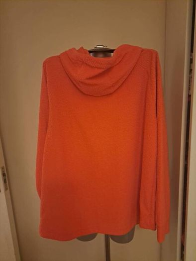 Regatta orange peach fleece hoodie women size UK18/20 EU46/48 Perfect condition Postage included