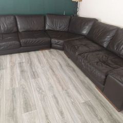 corner sofa and recliner armchair