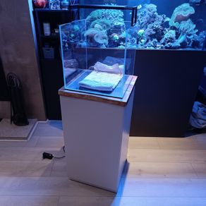 Nano fish tank, full set 64L cube optiwhite