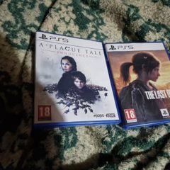 Ps5 disc version and controller plus games and box