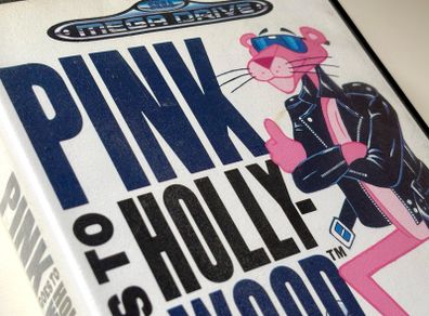 Pink Goes to Hollywood for Sega Mega Drive Boxed and Minty