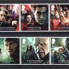 2023 Great Britain Harry Potter (The Battle of Hogwarts) Commemorative Stamps Mint Never Hinged (MNH)