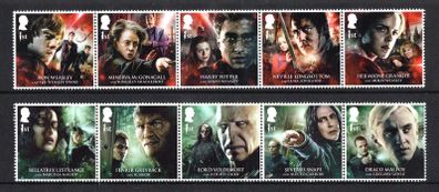 2023 Great Britain Harry Potter (The Battle of Hogwarts) Commemorative Stamps Mint Never Hinged (MNH)