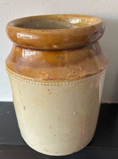 Vintage Ogilvie and Moore Stoneware Jar