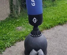 Freestanding punch bag