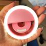 Portable Pink Selfie Ring Light USB Rechargeable, 3 Light Modes Image 5