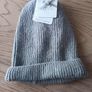 Lemon Light gray ribbed knit beanie Image 2