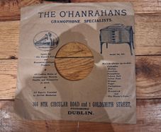 Old Gramophone records and Advertising Sleeves.