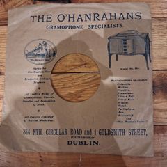 Old Gramophone records and Advertising Sleeves.