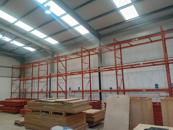 Warehouse storage racking