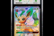 Leafeon GX SV46/SV94 Ace Grading 10 Gem Mint Hidden Fates Sun and Moon Pokemon Card