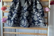 skirt Bnwt Zara navy elastic waistband mini skirt medium