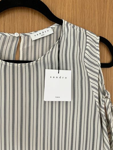 sandro blouse size 2 . Uk 10 . New