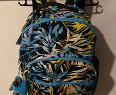 Kipling USA K10947 Seoul XL Laptop Backpack Jungle Leaves