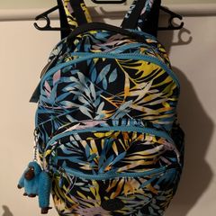 Kipling USA K10947 Seoul XL Laptop Backpack Jungle Leaves